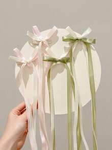 6-Piece Set Of Ballet Style Bow Hair Clips For Girls, Suitable For Daily Wear (Color Random) - Multicolor - View 3