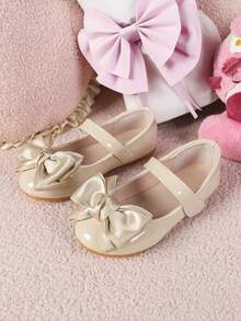 1 Pair Cute Spring New Baby Shoes, Comfortable Flat Sole Toddler First Walker Shoes, Suitable For Baby Girls Outdoor Activities - Apricot - View 5