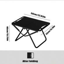 1pc Foldable Compact Side Table, Portable Mini Desk For Bedside Laptop, Minimalist Design,School Supplies,Back To School