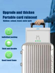 5pcs Disposable Raincoat Portable Raincoat Full Body Rainproof Adult Raincoat Playground, Mountaineering, Travel Essential Item