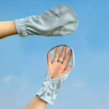 زوج من قفازات الحماية من الشمس، مضادة للانزلاق للقيادة في الصيف، قابلة للتنفس، مقاومة للأشعة فوق البنفسجية، قفازات قصيرة رقيقة للحماية من الشمس