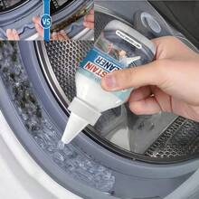 JAYSUING 1 pieza/2 piezas/150g Agente antihongo, elimina el moho rápidamente e inhibe su regeneración, apto para cocina, azulejos de baño, refrigerador, junta de lavadora, junta de refrigerador, juntas de azulejos, parte inferior del inodoro, cepillo de dientes eléctrico, dispositivo de limpieza facial, eliminación de moho en lavadora, refrigerador, fregadero, inodoro, drenaje, esquinas, cepillo de dientes eléctrico y azulejos. Limpiador antihongo para sellos de silicona de lavadora (empaquetado al azar)