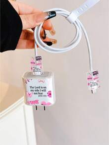 Butterfly Pattern Charger Cable Protector, Suitable For 20W Apple Charger, Minimalist Apple Charger Protective Case, Compatible With 20W Phone 15/16 Pro Max Charging Cable Protector, Anti-Scratch, Anti-Bite, Fits 13/14 Plus Nan Charger Accessories Phone Accessories