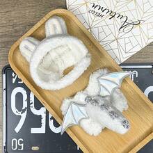 1st & 2nd Generation Labobo Macaron 17cm/15cm Plush Hanging Ornament Doll Clothes For Labubu Angel & Boss Suit