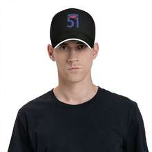 51 Pastis Vintage Casual Sandwich Baseball Cap - Black With Colorful "51" Design, Lightweight Polyester, Hand Washable, Perfect For Mardi Gras, Valentine'S Day, Thanksgiving, Everyday Cap|Vintage Style Cap|Polyester Fiber Cap - Màu xanh hải quân - Xem 7