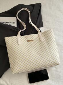 Solid Color Velour Minimalist Chic Handbag, Suitable For Daily Commute And Travel