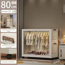5/4/3/2/1 Tier Luxury Hanging Wardrobe Closet, Easy Assembly Bedroom Clothes Storage Cabinet, Rental Home Kids Armoire