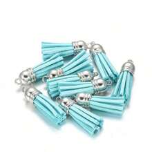 50/80/100 piezas Borlas de 38mm de diámetro a granel de colores variados - Colgantes con borlas para hacer manualidades, llaveros, joyería y talla grande