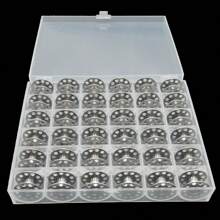 Caja de almacenamiento para bobinas de máquina de coser, caja de almacenamiento de piezas del hogar