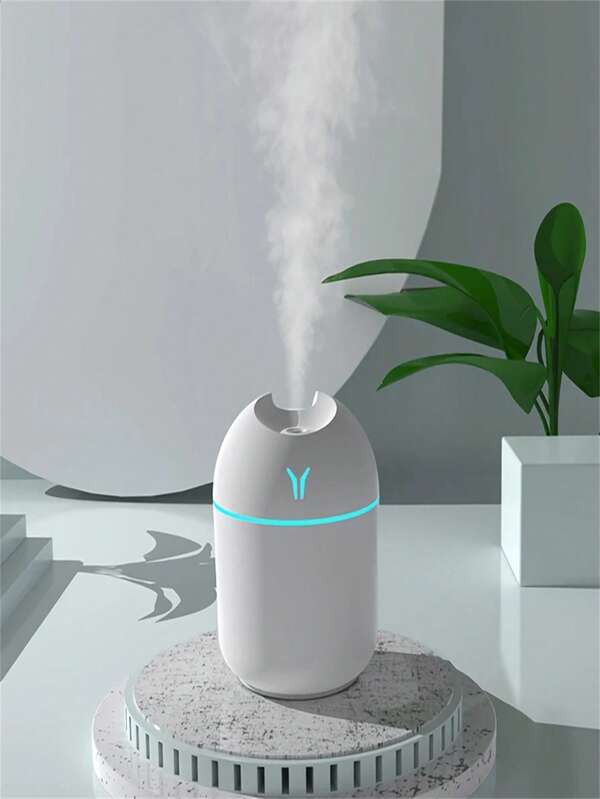 1 Piece Lucky Clover USB Humidifier With Sprayer, Suitable For Bedroom, Living Room, Desk, Office, And Car - Multiple Color Options, Long-Lasting Daily Humidification With Continuous Spray To Prevent Dryness, Night Light, Auto Shut-Off, High Mist Output, Desktop Humidifier, Perfect Gift