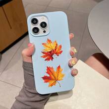 60PCS Orange Stickers Leaf Stickers Fall Stickers Plant Stickers Stickers Transparent Stickers Bulk Stickers For Laptop Skateboard Journal Notebooks Phone Cup Guitar Luggage Computer Fridge Desk,For School Supplies,Back To School