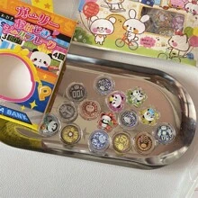 15pcs Y2k Crystal Marbles Stickers 3d Laser Sparkling Heart-Shaped Animal Mobile Phone Case Stickers School Supplies, Back To School