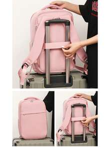 Embroidered Custom Men's And Women's Backpacks With Large Capacity, Multifunctional Dry And Wet Classification, Waterproof Mommy Backpack For Short Distance Business Trips, Fashionable Large Capacity Leisure Backpack, Travel Backpack, Laptop Backpack, Portable Travel Backpack, Dry And Wet Separation Insulation Travel Bag, Women's Large Capacity, Lightweight And Multi-Purpose Travel Luggage Backpack - Multicolor - View 8