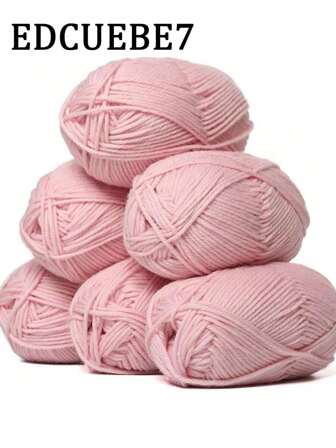 EDCUEBE7 3 件/150 克 100% 腈纶纱线，DIY 围巾编织，纱线球手工钩针 DIY 毛衣围巾
