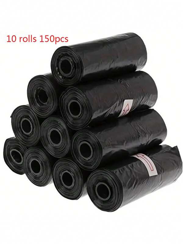 Bolsas gruesas a prueba de fugas para excrementos de perro, bolsas de basura para arena para gatos, 10/20 rollos para limpieza al aire libre