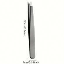 High Precision Ultra-Thin Straight Eyebrow Tweezers, For Men's Beard Trimming And Women's Eyebrow Shaping - Black - View 7