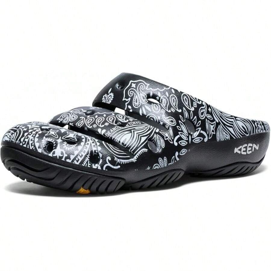 KEEN Men's Yogui Comfortable Slip On Lightweight Clogs - H & S Black - View 1