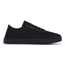 Men's Casual Skate Sneakers Lightweight Soft Sneakers - Black - View 4