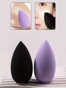 2pcs/5pcs/15pcs/20pcs Makeup Sponge Set, Super Soft & Fine, Doesn't Soak Up Powder, Expands When Wet, Multipurpose Portable Makeup Tool, Suitable For Foundation, Powder, Liquid Cosmetics, Makeup Essentials, Professional Makeup Tools