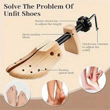 Pair Of Premium Professional 4-Way Shoe Trees, Shoe Stretcher For Men Or Women - L - 查看 2