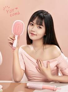 1pc Anti-Static Air Cushion Hair Brush - Scalp Massager Brush For Dense & Detangling Hair, Suitable For All Hair Types,Back To School,Travel Holiday Essentials,Hair Accessories For Women