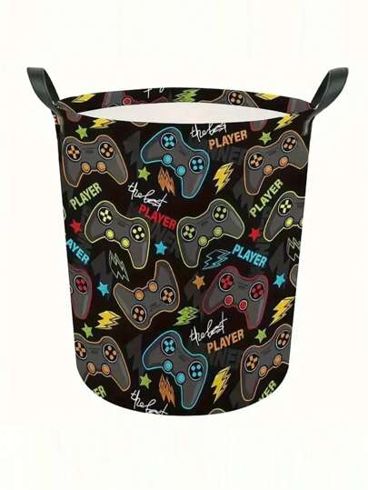 Gamer Room Decor Game Controller Gaming Art Foldable Storage Basket Game Laundry Basket Waterproof Laundry Hamper Dirty Clothes Organizer Bag Gift Bin For Living Room Room Bedroom Bathroom Decor, Room Decor, Decorations, Decorations, Decor, Storage, Organizer Dress Pants Shoes Jeans Boots Skirtlaundry Hamper,Washing Basketbathroom Organizer,Basket,Storage Basket,Foldable Laundry Basket