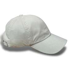 Unisex Dad Hat In 100% Cotton Twill, Brazilian Custom Curved Brim. - 淺米色刺繡黑色 - 查看 2