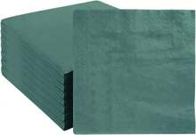 50 Pieces 3-Ply Green Napkins Disposable Folded 5 X 5 Inches Cocktail Napkins Paper Napkins For Dinner Wedding Birthday Party Dessert Napkins - Green - View 1