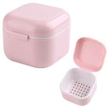 1/2/6pcs Manicure Tool Polishing Head Disinfection Box, Double Layer Filter Thick Cleaning Box, Portable Storage Box, Suitable For Nail Salons