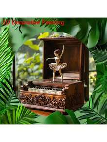 1 hộp nhạc piano kim loại phẳng thanh lịch có vũ công ba lê, biển kim loại phẳng 8x8 inch trang trí nghệ thuật treo tường 2D, trang trí tường kim loại phong cách trang trại, thích hợp cho gia đình, văn phòng, quán bar, quán cà phê, trong nhà & ngoài trời - Quà tặng lý tưởng, phong cách ngẫu nhiên, trang trí nhà cửa, trang trí phòng, quà tặng trang trí tường cho sinh nhật, tốt nghiệp, vị trí lỗ ngẫu nhiên - Nhiều màu - Xem 10