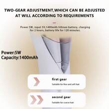 Kemei KM-7115 6-In-1 Multifunctional Electric Hair Removal Device | IPX6 Waterproof Hair Removal Equipment, With Facial Cleansing, Eyelash Trimming, Massage, And Exfoliation Functions | Wireless Portable Travel Set, Halloween, Christmas Gift