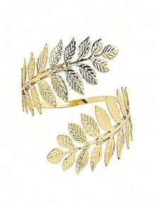 8/9/10 件套简约金属夏季度假可调节手镯袖口套装，适合送礼、情侣、朋友、日常佩戴、节日装饰 - 10PC金色 - 查看 5