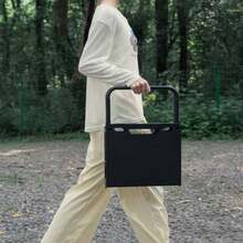 1pc Foldable Compact Side Table, Portable Mini Desk For Bedside Laptop, Minimalist Design,School Supplies,Back To School