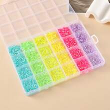 21000 Pcs Flat Back Resin AB Rhinestones, 6 Colors Jelly Round Rhinestones For Crafts, Clothing, Shoes, Roller DIY Decoration 4/5mm - Multicolor - View 2