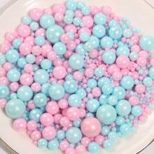 85g/3oz Assorted Pearls Cake Decorations - Cupcake Toppers For Celebrations, Wedding, Shower, Party, Christmas,Candy Decoration,Wedding Cake Topper