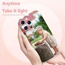 1 funda de teléfono personalizada con foto, que puede enviar diseños de pareja, mascota, paisaje / Funda de teléfono de silicona mate negra con protección de lente compatible con Apple 16 Pro Max/16 Pro/15 Pro Max/14 Pro Max/13 Pro Max, S22 Ultra/S23 Ultra/S24 Ultra, A53, A14, A15, X6, Honor X6a, Honor X7b, Honor X8b, OPPO A54, Redmi A52s, P30, P30 Pro, Honor