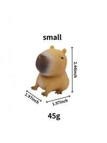 1 件可爱水豚挤压玩具，有趣且可缓解压力的玩具，可爱的宠物和动物玩具，适合儿童益智游戏、青少年和成人缓解压力和减轻压力，圣诞节、生日、节日派对礼物 - 彩色 - 查看 16