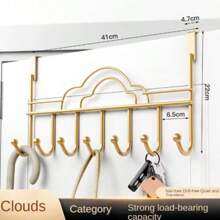 Dietro I Ganci Della Porta Ganci Appendiabiti Da Parete Per Riporre La Casa Ganci Per Porta Portaoggetti Per La Casa Senza Punzonatura