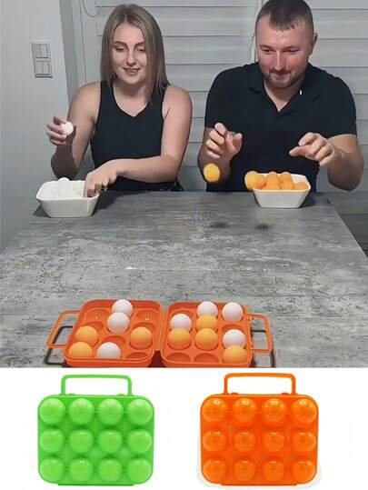 13/25/49件套派对乒乓国际象棋套装，适用于乒乓球、Gobang等游戏，包含乒乓球游戏盒、可重复使用的白色和黄色乒乓球，适合桌面和地板游戏、饮酒游戏、户外露营派对、圣诞酒吧游戏、家庭休闲游戏、乒乓球、棋盘游戏、情侣游戏之夜。