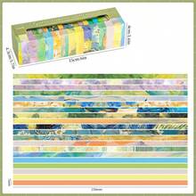 20 Rolls Washi Tape Set, 2M Length, Suitable For DIY Crafts, Bullet Journals, Scrapbooking And Planners, Decorative Masking Tape