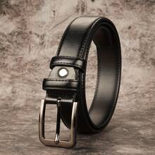 男士休闲复古皮革针扣腰带，父亲节、情人节礼物，休闲、商务、男朋友、丈夫、父亲、爸爸男士礼物，日常穿着、时尚、青少年、户外、度假、运动、旅行、街头、波西米亚风、复古 - 彩色 - 查看 7