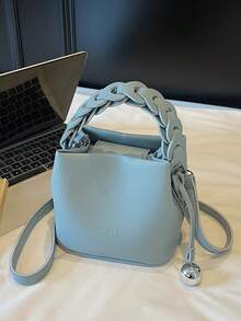 Versatile Fashion Bucket Bag, Stylish Women Handbag - Blue - View 1