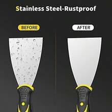 油灰刀、4 件套腻子刀套装（2、3、4、5 英寸）、不锈钢油漆刮刀、胶带刀工具，用于修补干墙、去除壁纸、涂抹油灰、石膏、水泥、粘合剂