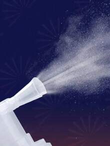 1 pieza Botella rociadora de polvo, Botella rociadora de viaje, Botella rociadora recargable portátil de plástico para polvo de uñas, especias de cocina, polvo para el cabello - Multicolor - Ver 3