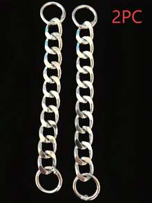 1pc Extra Long & Thick Chain Strap With Clasp, 21cm Length, Suitable For Handbag Accessories Decoration, Pendant For Bags And Wallets - Gold - View 20