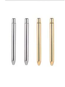 1pc/2pcs/4pcs Gold Silver Mini Soft Multifunctional Portable Lip Brush, Concealer Brush, Lipstick Blending Brush