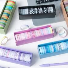 20 Rolls Washi Tape Set, 2M Length, Suitable For DIY Crafts, Bullet Journals, Scrapbooking And Planners, Decorative Masking Tape