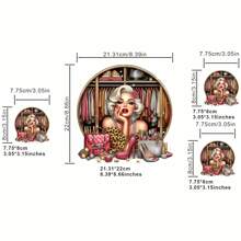 1pc/2pcs/3pcs/Beauty's Wardrobe, Cosmetics Themed Style, Clothing Patches DIY A-Level Washable Stickers, Clothes Heat Transfer Stickers, Women's/Men's T-Shirts, Backpacks, Pillows, Decorative Badges, Labels, Baseball Caps, Backpacks, Etc