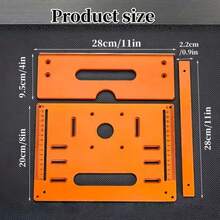 1 套木工切菜板免钻木工工具便携式锯子导板底座
