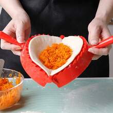 1件装多功能压面机模具，饺子压面机，手工饼模，用于制作饺子、馅饼和韭菜 - 彩色 - 查看 5